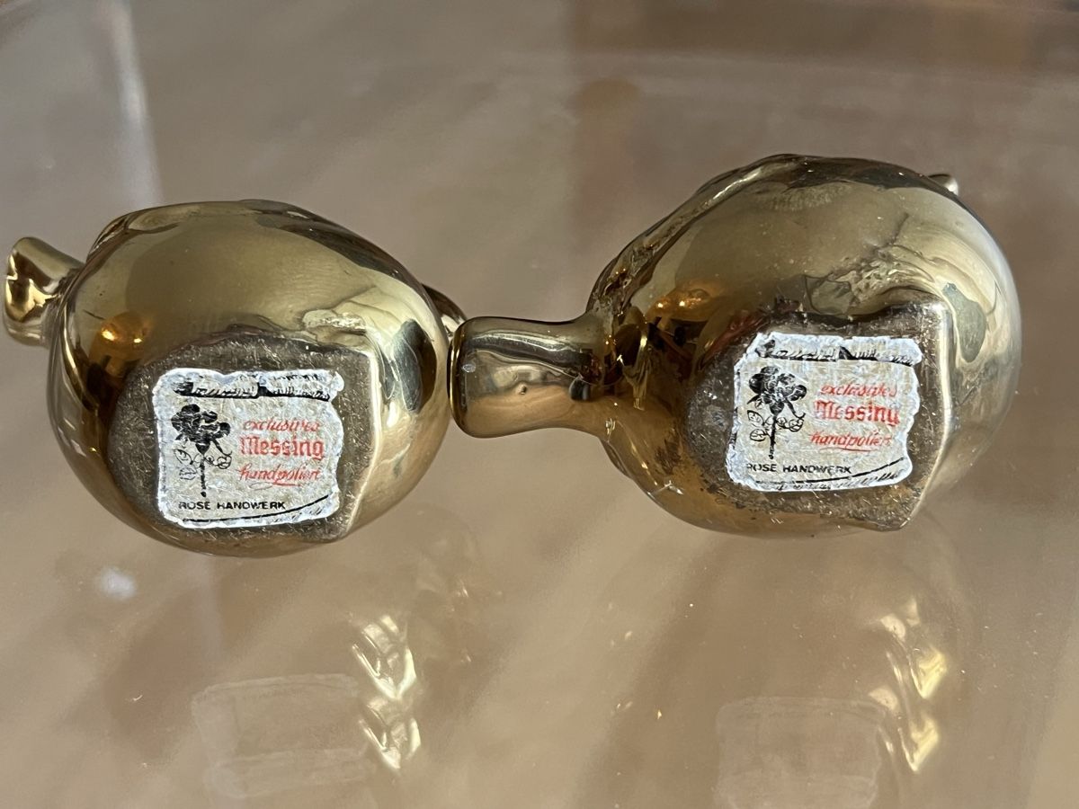 Statuette: 2 Messing Spatzen, Briefbeschwerer – Usato da Zürich venduto da juergarno 4