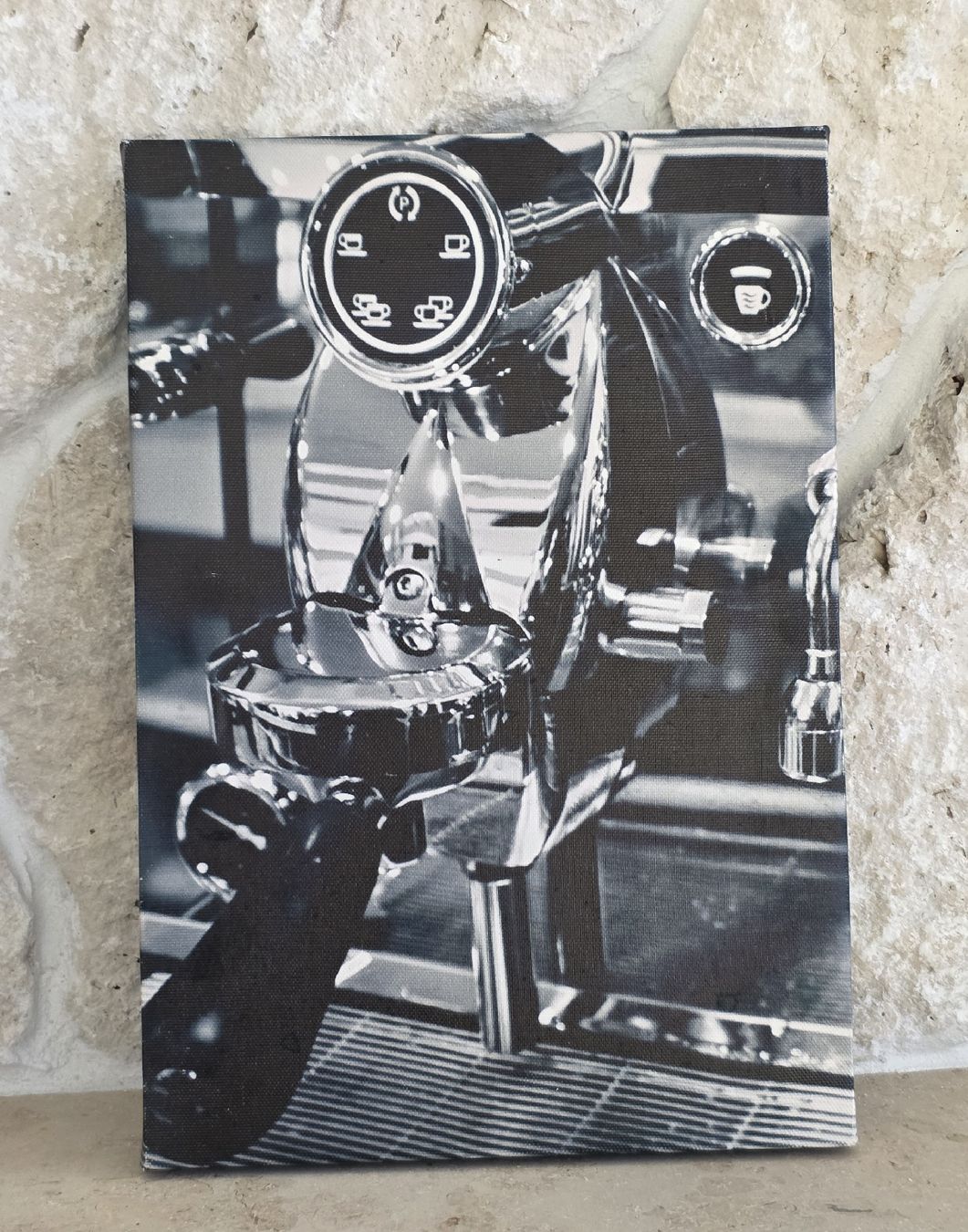 Foto & Immagini: Bild Kaffeemaschine Espresso Schwarzweiss – Usato da Rheinsulz venduto da Gilea