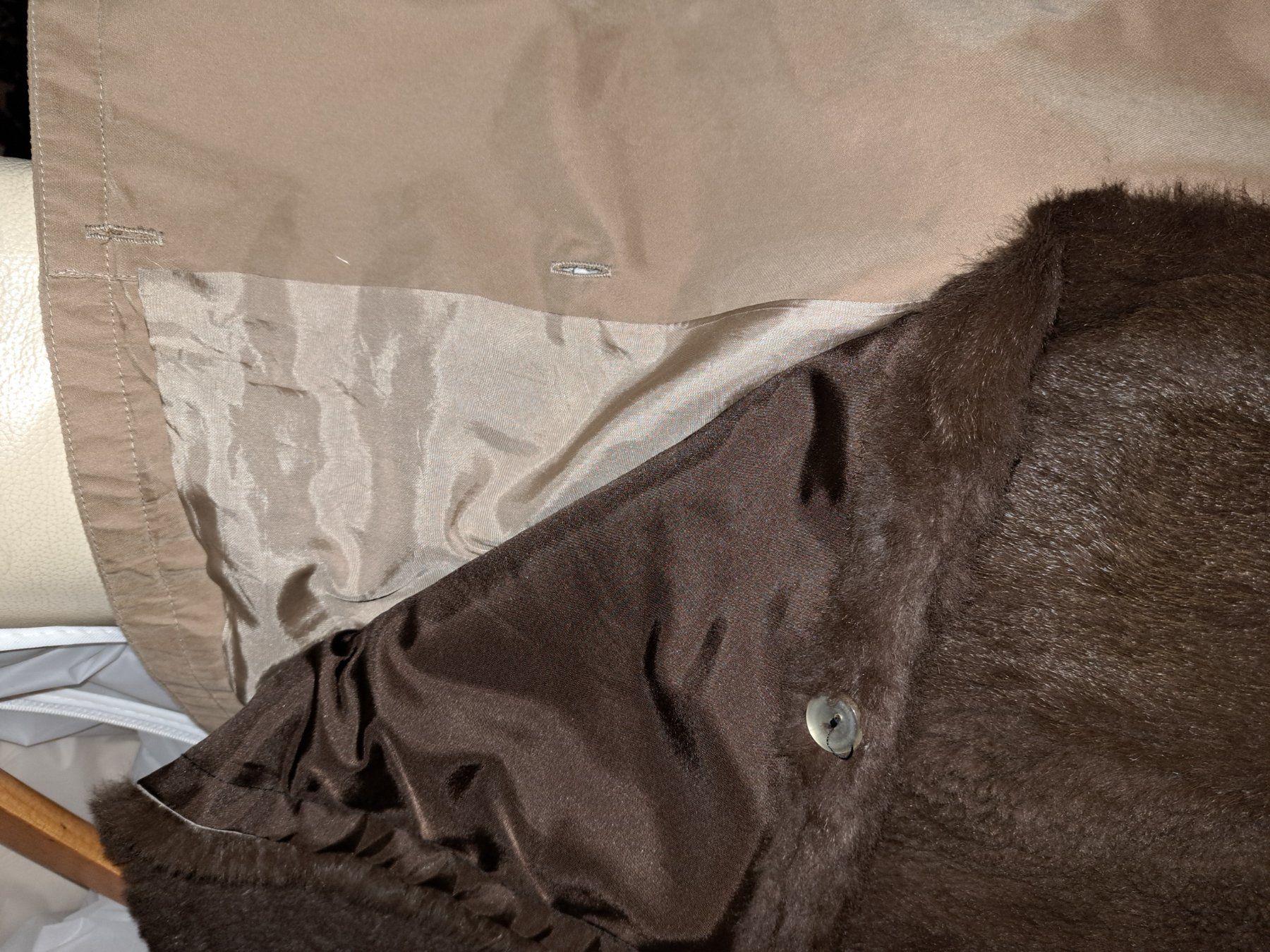 Nerz Cappotti: Schicker Mantel mit Nerz 42 – Usato da Zürich venduto da katalinw 7