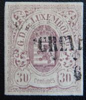 Luxemburg Kat. 9 gest. 1859 Kat. 280 Euro