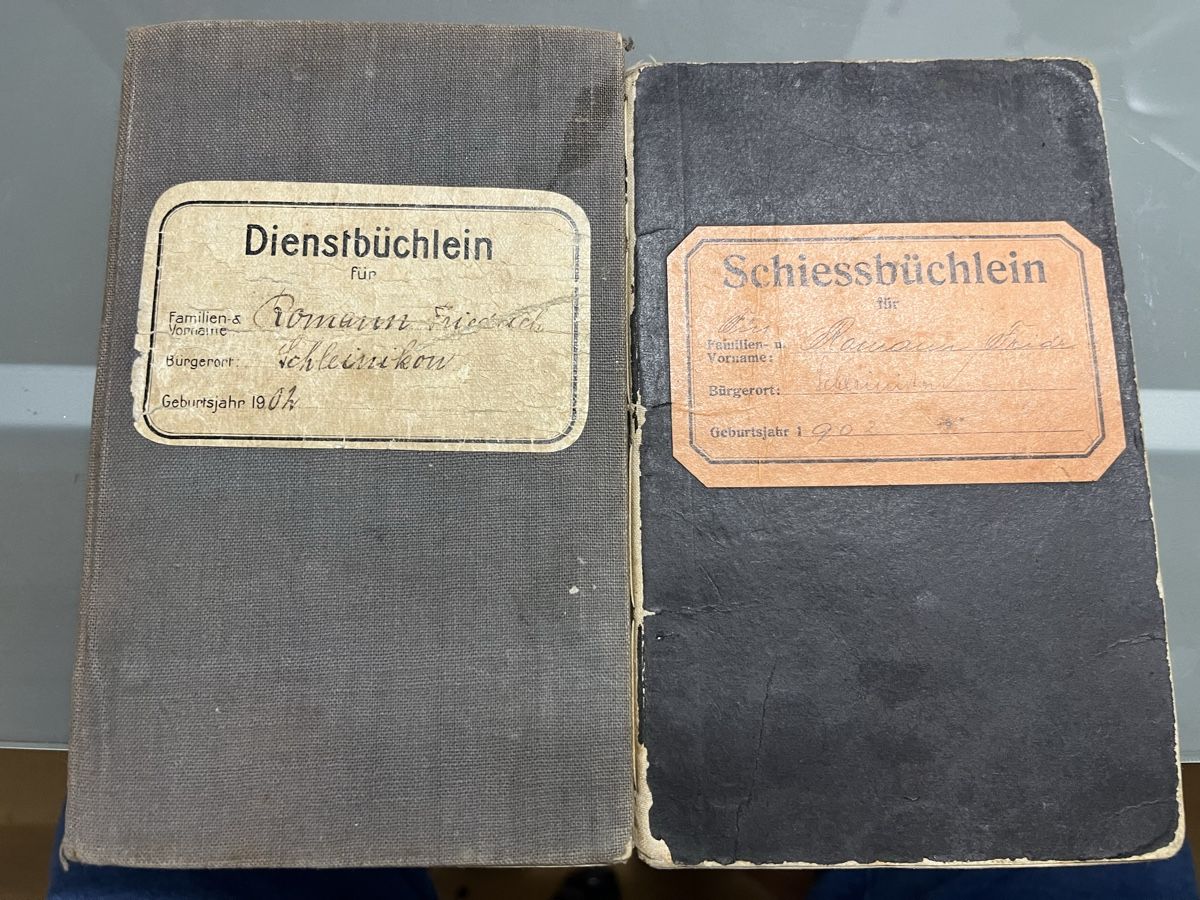 Libri: Dienst-und Schiessbüchlein- Einträge ab 1922 – Usato da Romanshorn venduto da Apfelschuss