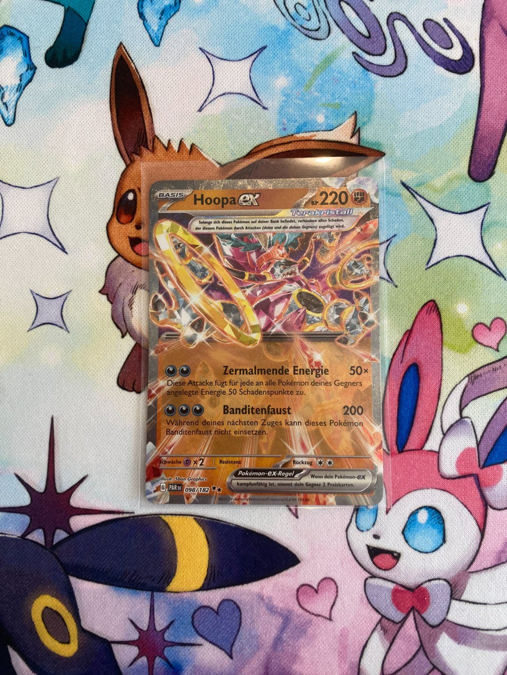 Pokémon Carte collezionabili: Pokemon Hoopa EX 098/182 PAR – Usato da Grindelwald venduto da TSG-G-Town