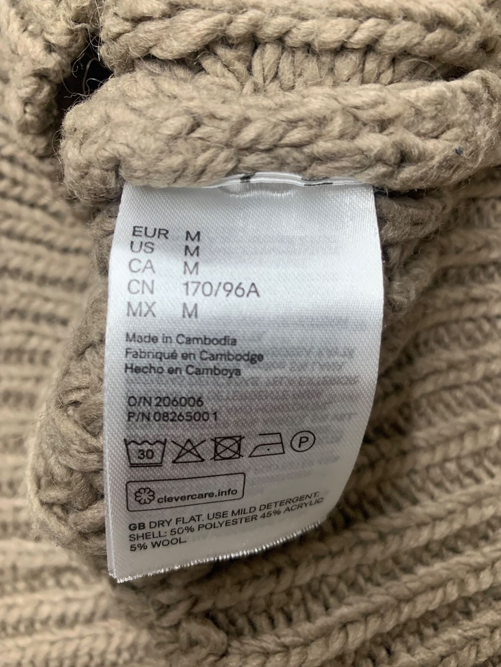 H&M Pullover & Sweatshirts: Kurzer Stehkragen Pullover von H&M Gr. M taupe – Gebraucht aus Ellikon an der Thur von Bali1999 4