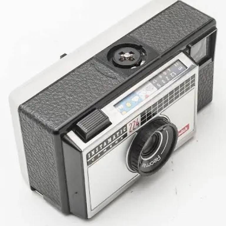 Kamera: Kodak Instamatic 224 with original leather case – Gebraucht aus Melide von cla_g5fs 3