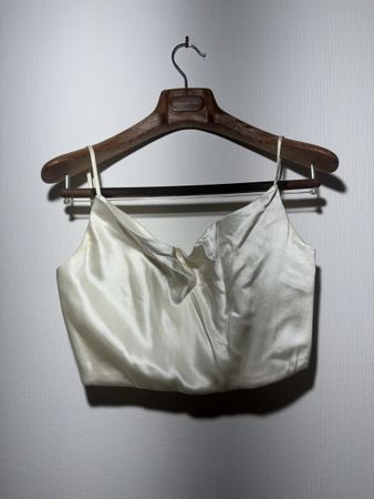House of CB Pearl White Top