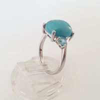 Damenring, Türkis Ring, Silber 925, Gr 18.2 mm,💍💎