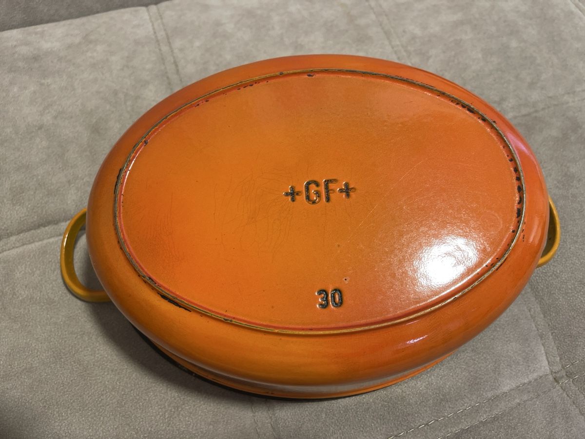 Pentole: GF Bräter Oval Deckel Grösse 30x24cm – Usato da Elsau venduto da isidobrany09 1
