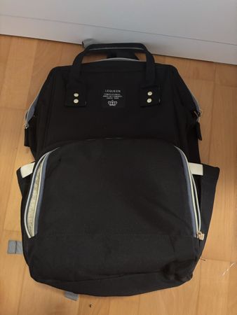 Wickeltasche LEQUEEN schwarz 