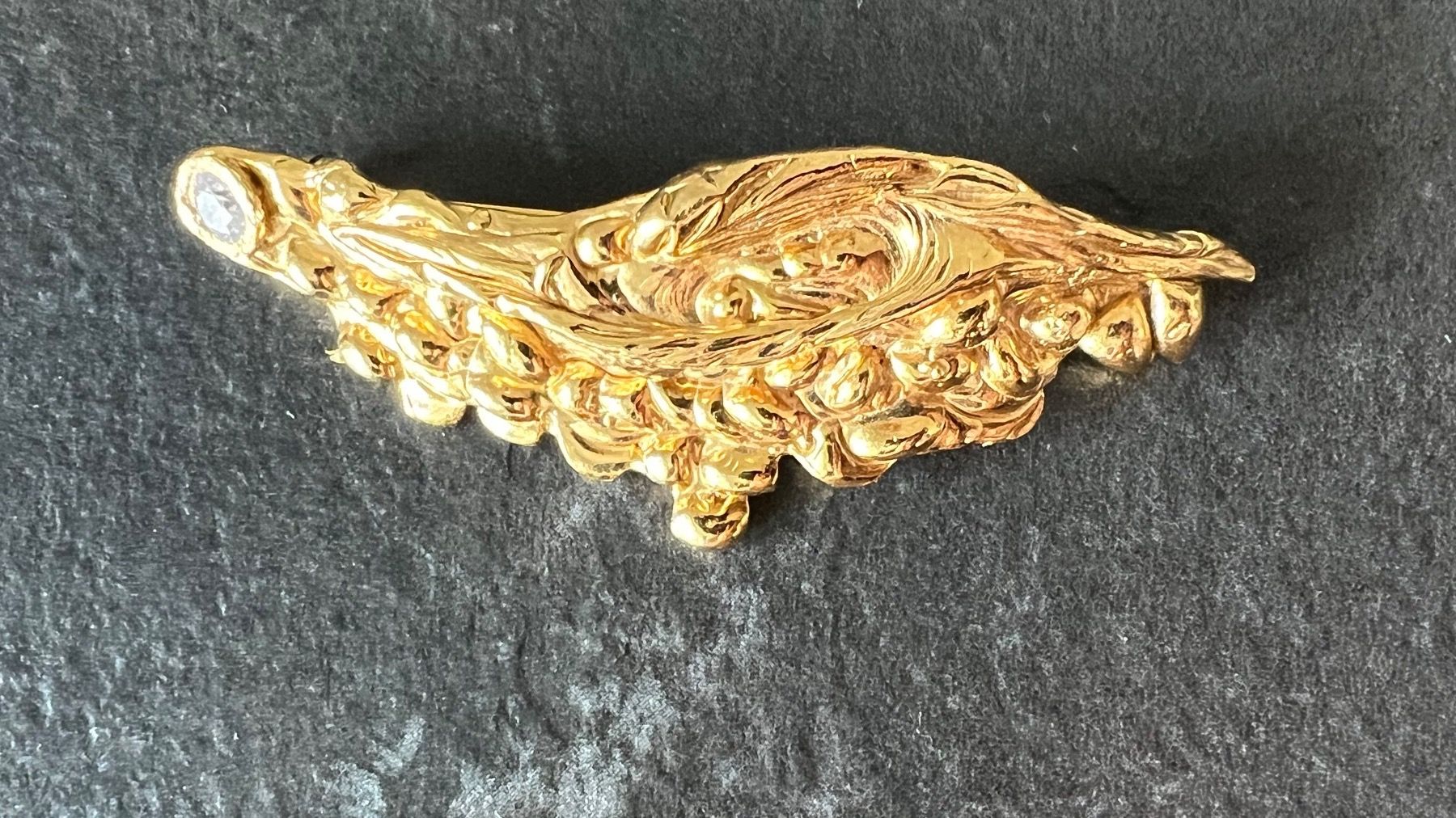 Broschen & Nadeln: Broche design Abstrait vintage avec Zircon – Gebraucht aus Nyon von stylevintage79 1