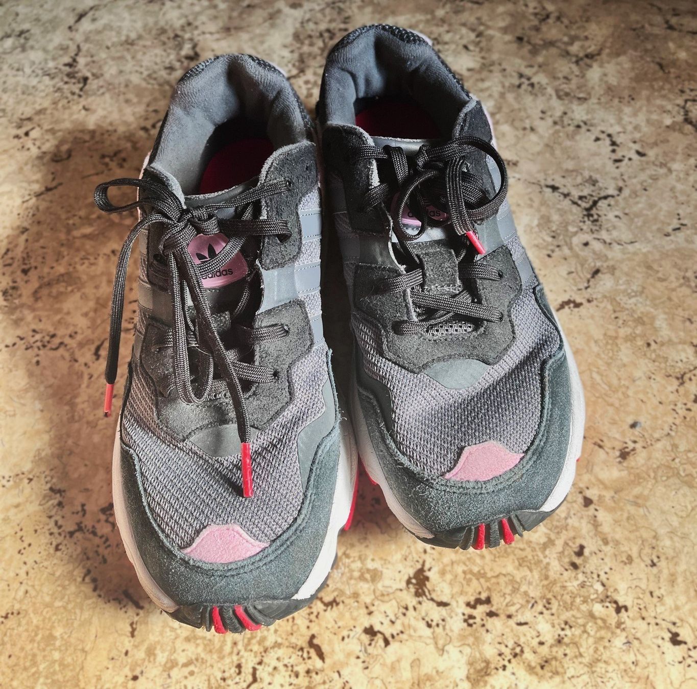 Adidas Scarpe da uomo: Adidas Turnschuhe grau rosa Grösse 6 – Usato da Laufen venduto da eichhorn15 1