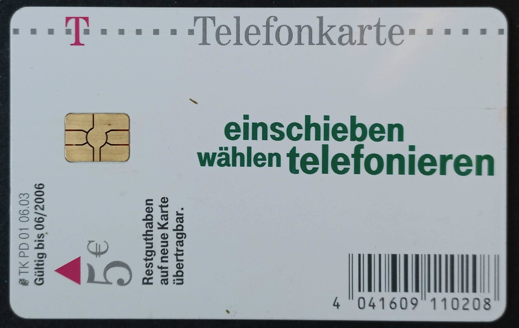 Schede telefoniche: Taxcard - 5€ - D – Usato da Niederuzwil venduto da lubimaja 1