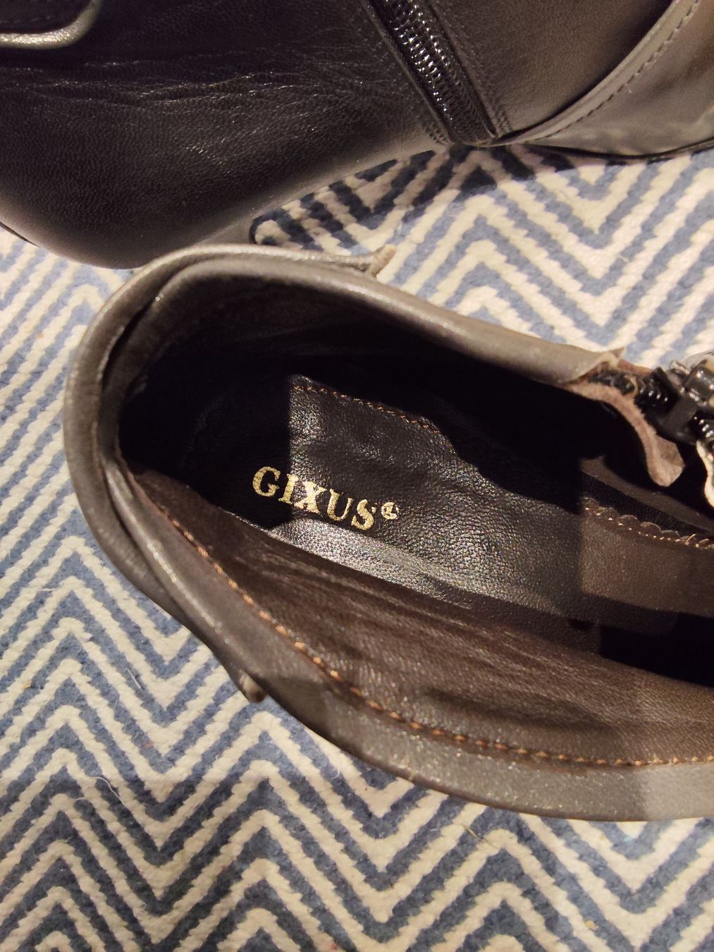 Damenschuhe: Echte Leder Stiefeletten, Gr. 38 GIXUS – Gebraucht aus Bellikon von MellonCollieMitTwint 4
