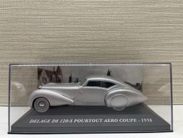 Delage D8 120-S Pourtout Aero Coupe - 1938, Sammlerstück!