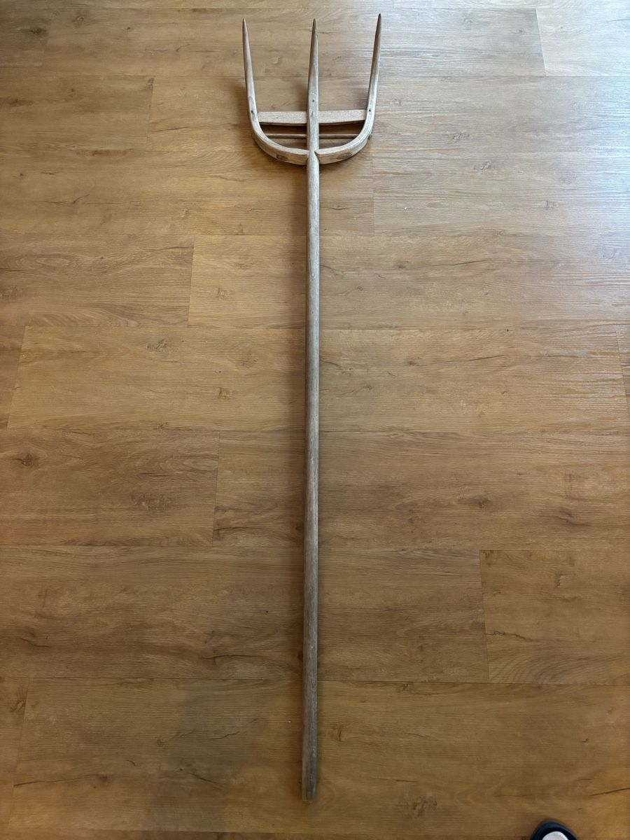 Forchette: Heugabel / Mistgabel Holz, rustikal, Vintage, Deko 48 – Nuovo (secondo la descrizione) da Riedholz venduto da R8-82
