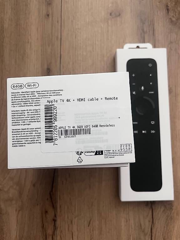 Sistemi audio & multimediali: AppleTV 4k Gen3 Wifi 3rd Gen 64GB – Nuovo e nell'imballaggio originale da Zürich venduto da svu_c8jp 1