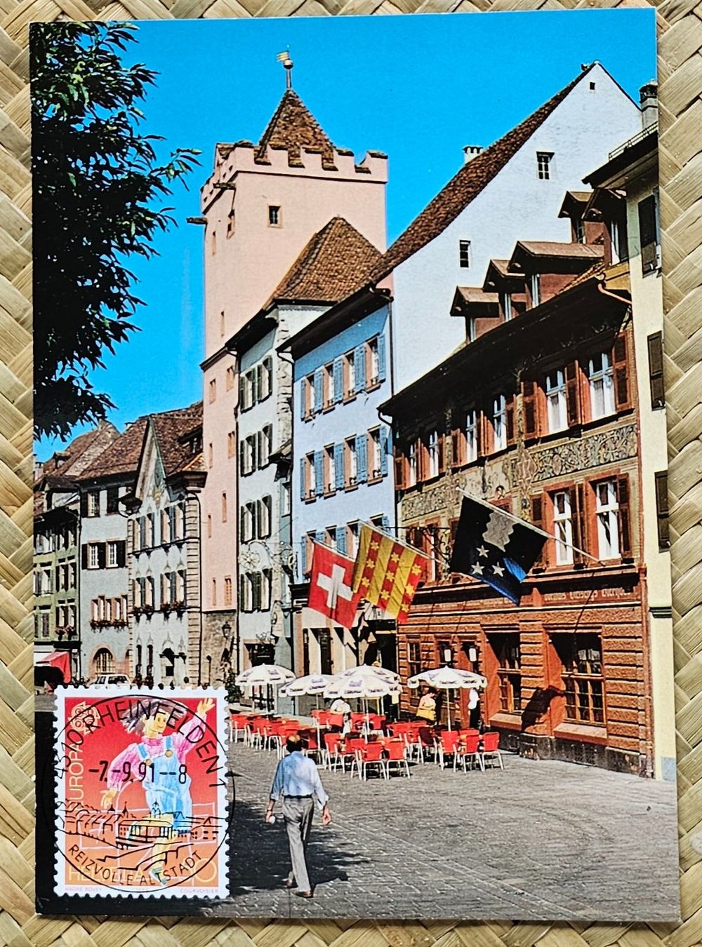 Cartoline postali: RHEINFELDEN mit Sst 7.9.91 Vollstempel – Nuovo (secondo la descrizione) da Les Valettes venduto da Nuba1