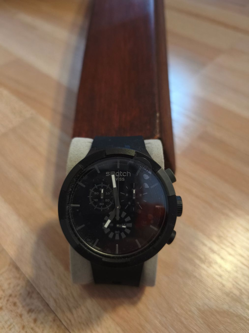 Swatch Orologi: Swatch Big Bold Chronograph - neu!! Schwarz – Usato da Glarus venduto da yzu_8p5f