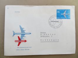 Luftpostbrief (Erstflug) Zürich – New York 1960