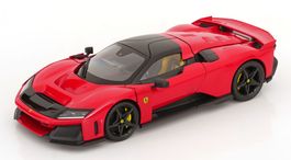 FERRARI F80 2024 ROT/SCHWARZ 1:18 BBURAGO SIGNATURE