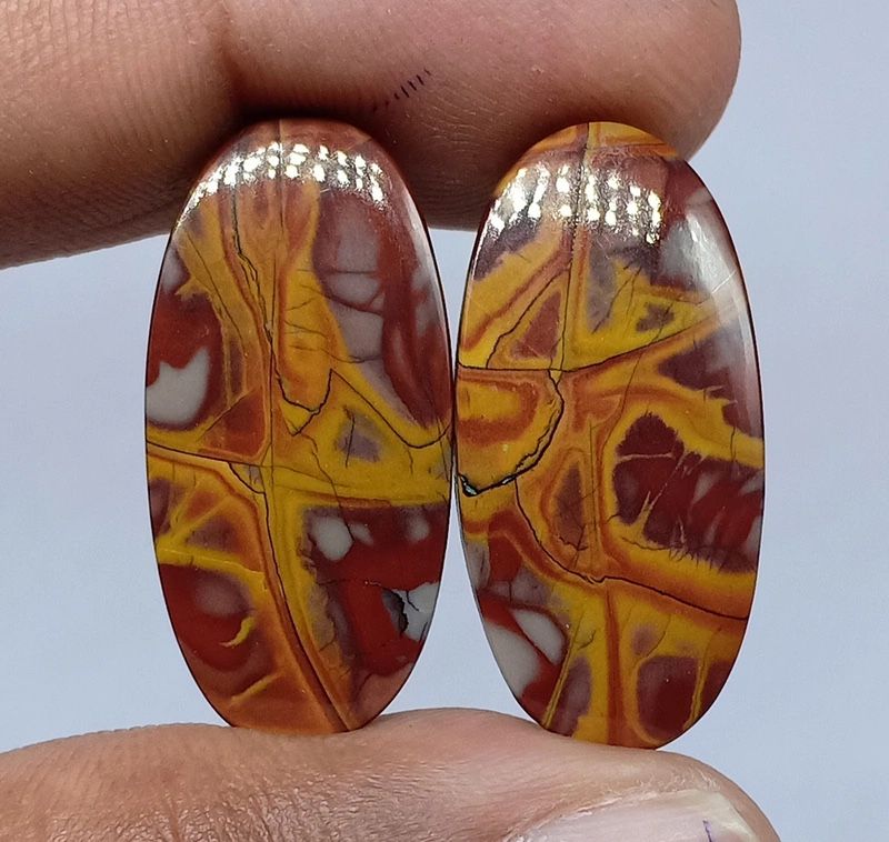 Mineralien & Heilsteine: Ironman Jasper 2 Stück wunderschön!!! – Neu (gemäss Beschreibung) aus Ronco sopra Ascona von Tonytornado 2