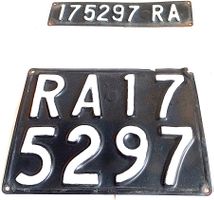 Autoschild alt Italien Ravenna ca. 1975