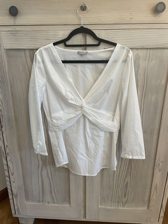 Madisson Bluse Weiss 38 Baumwolle Top Elegant Schick