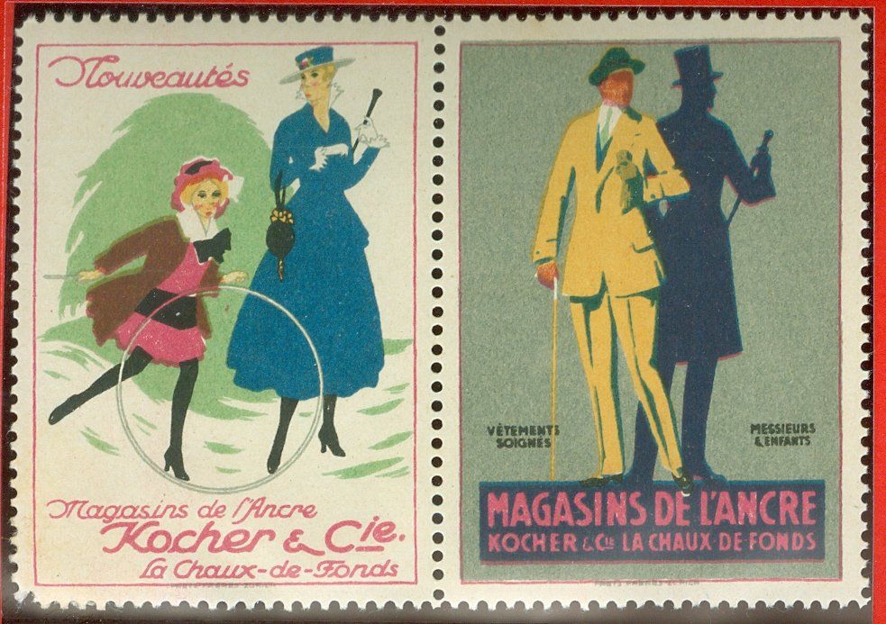 Tous les timbres: 1910 Schweiz Kochermarken – D'occasion à Zürich par yago-rot 2