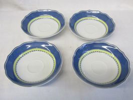 4 Hutschenreuther Porzellan Tee/Kaffee-Untertassen