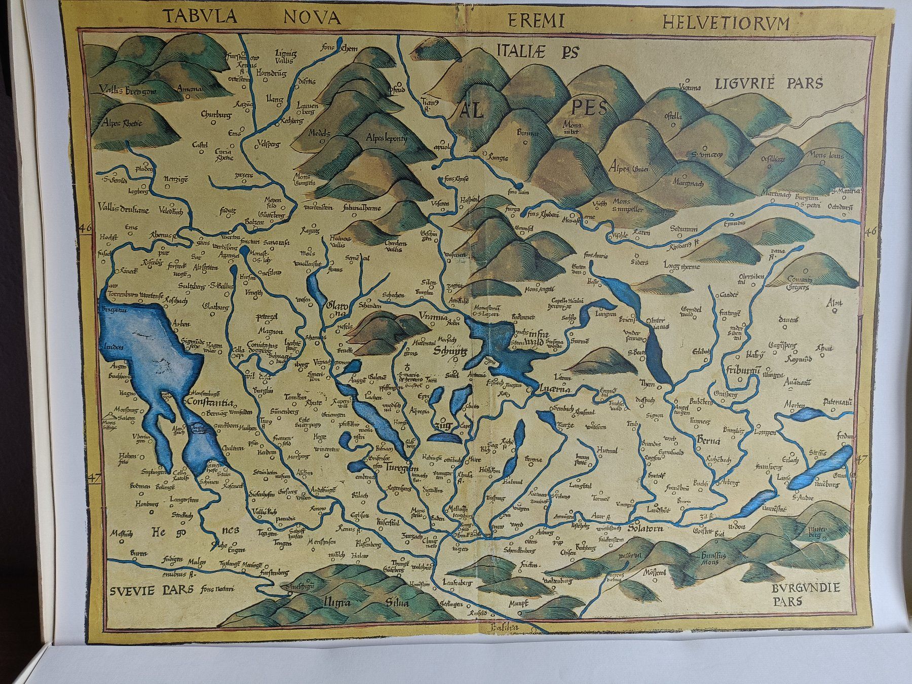 Landkarten & Atlanten: Kunstmappe 500 Jahre Schweizer Landkarte – Gebraucht aus Embrach von Illingen13 3