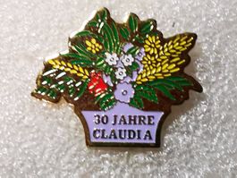 Ansteckpin 59: 30 Jahre Claudia