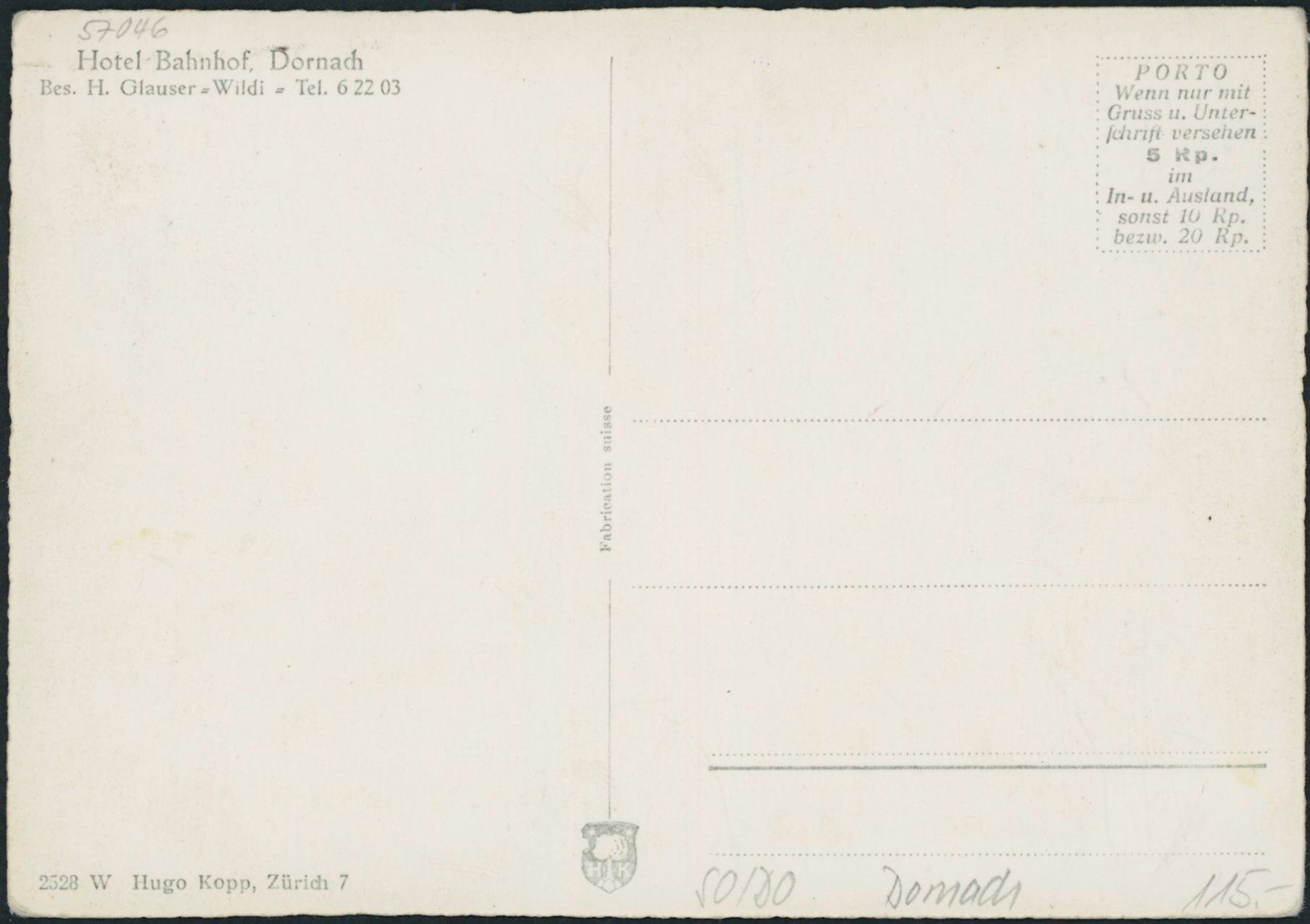 Cartoline postali: SO Dornach – Nuovo (secondo la descrizione) da Schindellegi venduto da leecollect 1