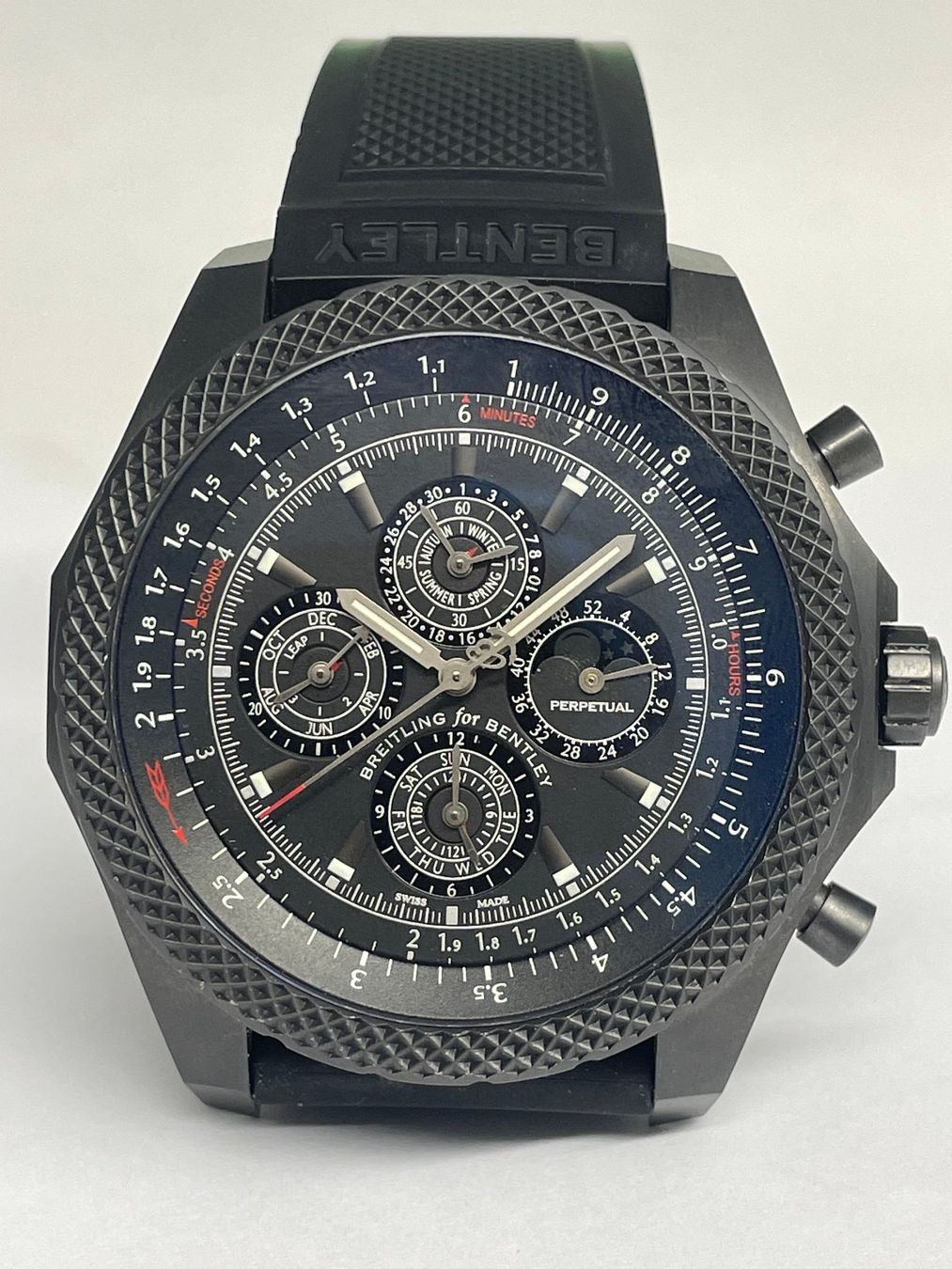 Breitling Orologi: Breitling Bentley Perpetual Light Body QP Carbon – Usato da St. Margarethen TG venduto da rattrapante