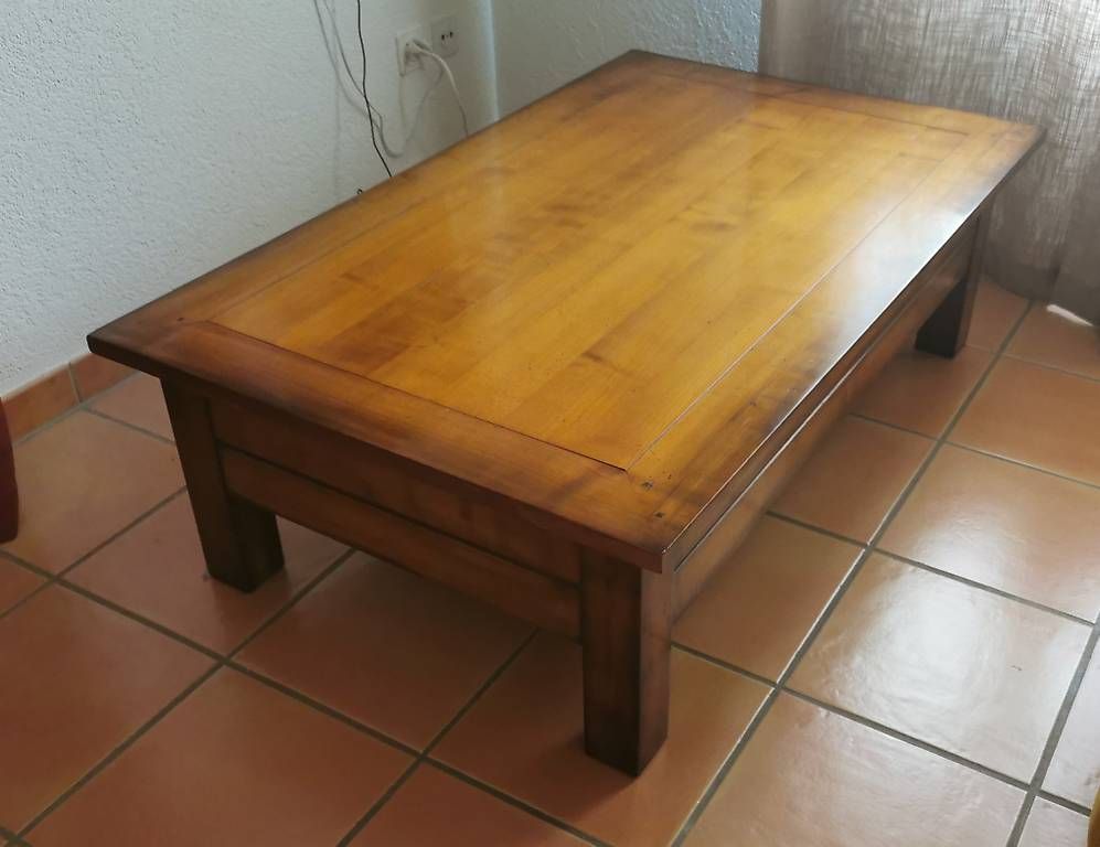 Tavoli: Table basse Batel Créations en merisier massif – Usato da Bussigny-sur-Oron venduto da ziryab01 1