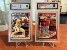 2 MLB Karten - Bryce Harper - 2x Ultimate Treasure 9