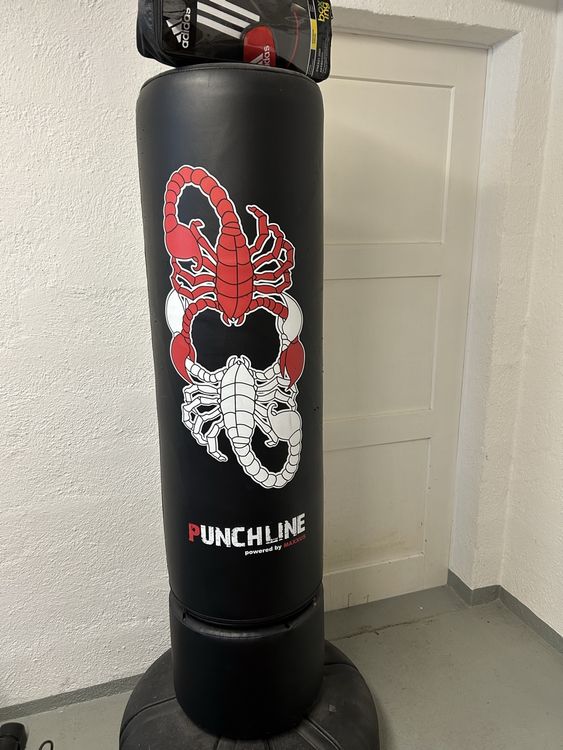Box Set Punchline Stand Boxsack mit Adidas Handschuhe (Gebraucht) in ...