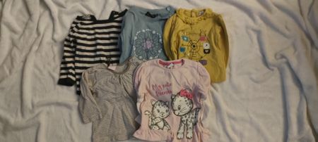 5 Langarmshirts Grösse 68