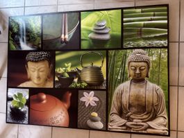 Wandbild Buddha Zen 9 Bilder Montage gross