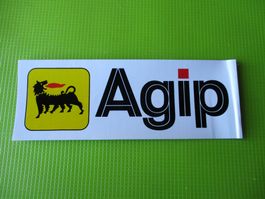 Agip Aufkleber - Nostalgie für Auto & Motorradfans 🚗🏍️