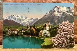 1927 - SPIEZ mit Niesen &  Blüemlisalp - Berner Oberland