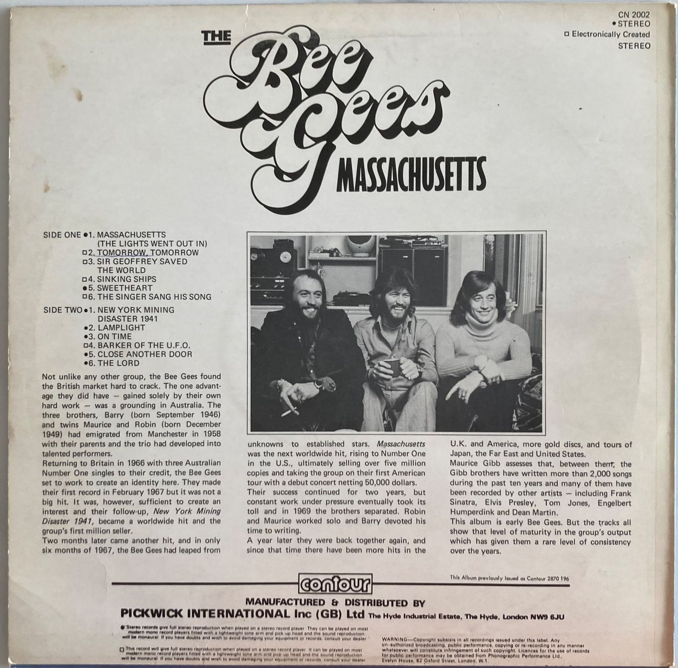 Dischi in vinile: THE BEE GEES - MASSACHUSSETTS – Usato da Poliez-Pittet venduto da Newtown-Records 1