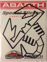 Abarth Skorpion Aufkleber Sticker 11,5cm schwarz NEU
