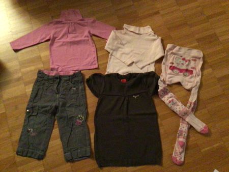 Kleiderpaket, Set, Hose, Kleid, Pullover, Gr.80