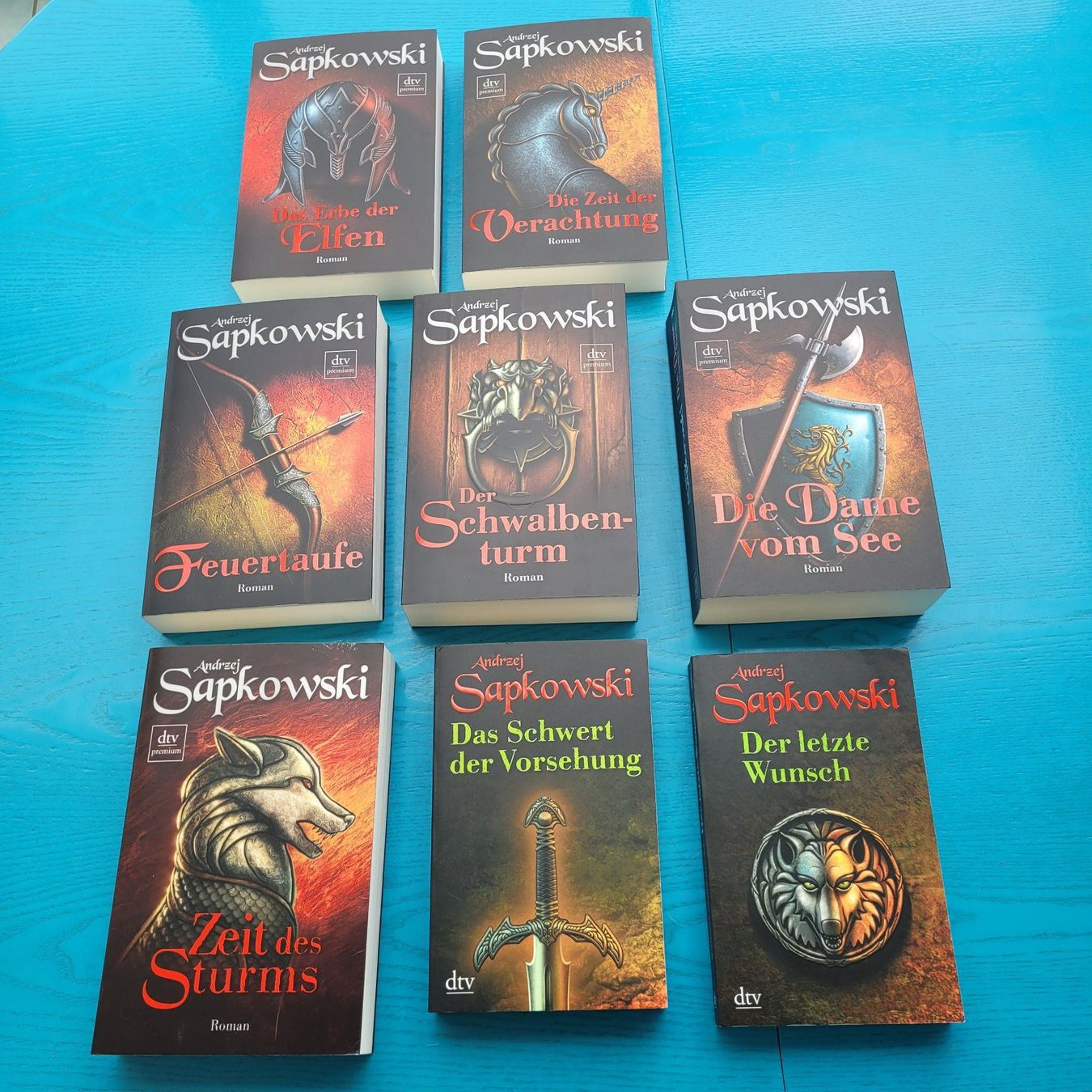 Bücher: Andrzej Sapkowski- 8x der Hexer Saga – Neu (gemäss Beschreibung) aus SCHÜBELBACH von CoKaHa