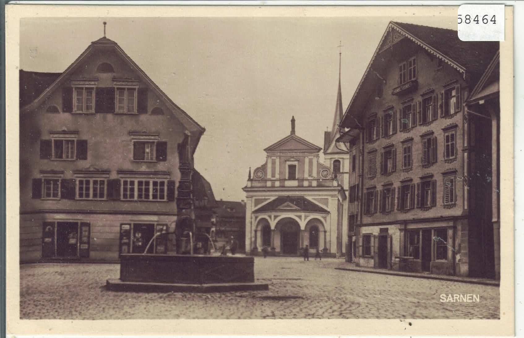 Cartes postales: Sarnen - Dorfplatz – D'occasion à Ettingen par Kartenplanet