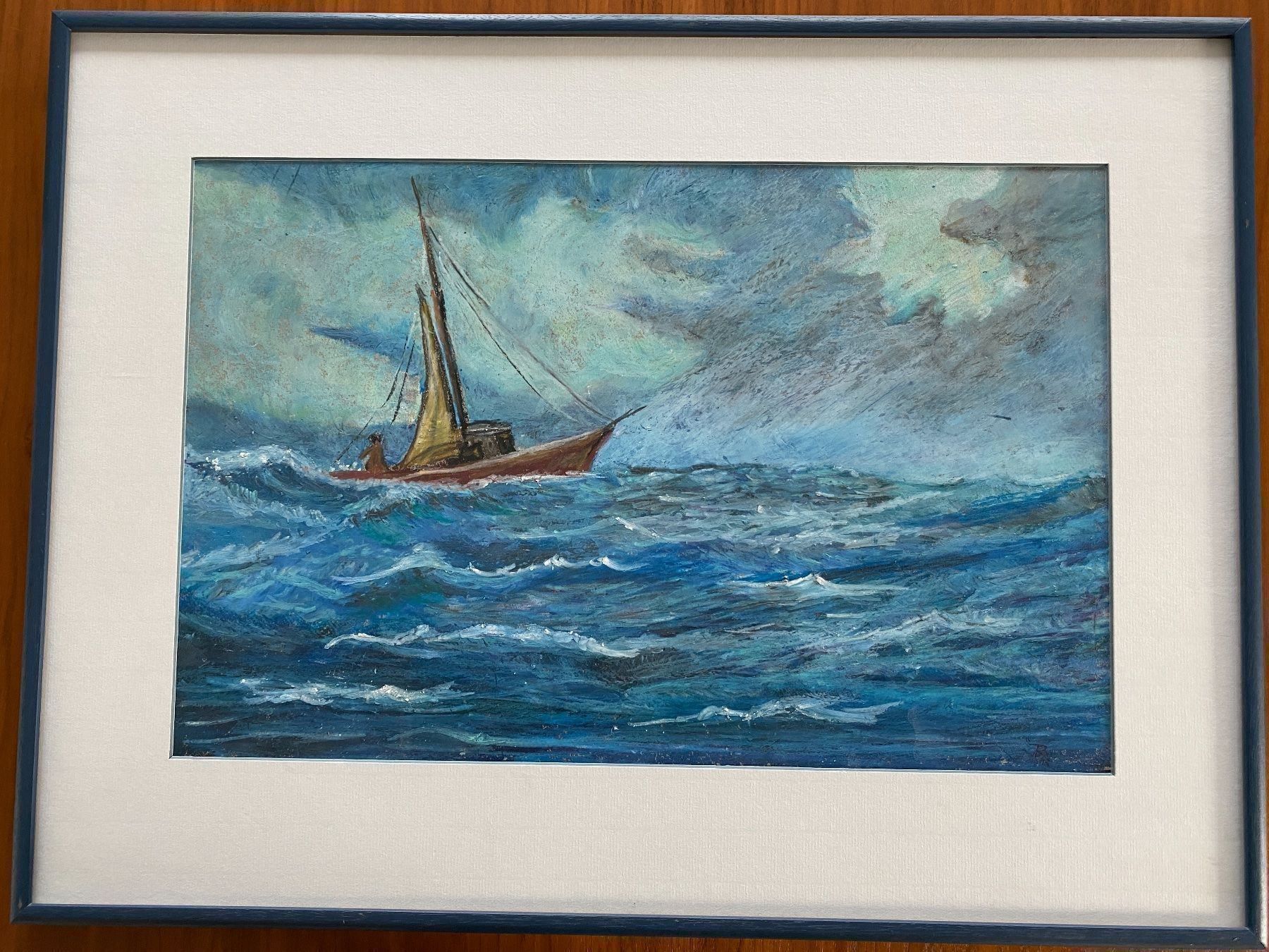 Dipinti: Segeln im Sturm – Usato da Weinfelden venduto da QueenSally2011