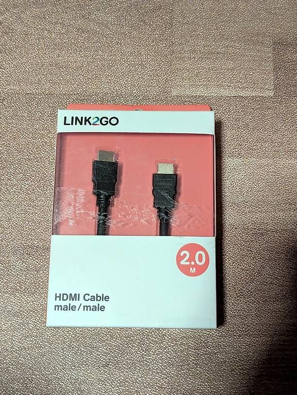 Cavi: Câble HDMI Link2Go High Speed Ethernet 2 m noir – Nuovo e nell'imballaggio originale da Vuisternens-Ogoz venduto da mor_n89q