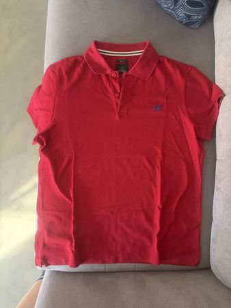 Maglietta Polo Henry Cottons Slim Fit M Rosso