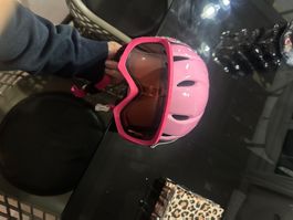 Giro Launch Ski Helmet and Goggles Pink Used Condition