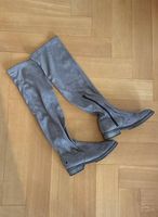 Overknee Stiefel, Greige, 39