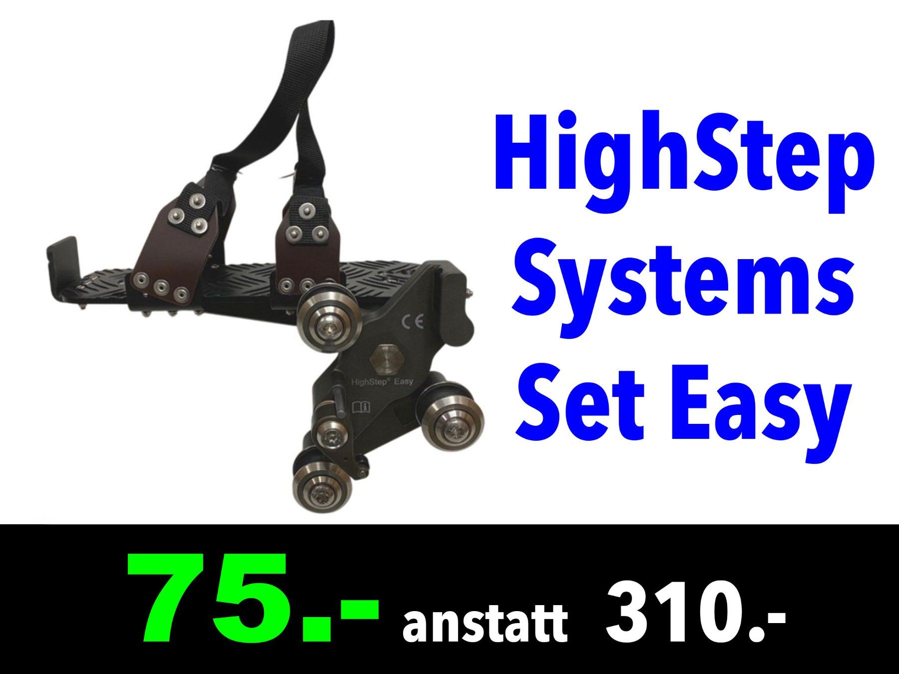 Sonstiges zum Bergsteigen & Wandern: 🟢 Steigschutzsystemen HIGHSTEP System /245X – Neu und originalverpackt aus Zürich von LUIS-B